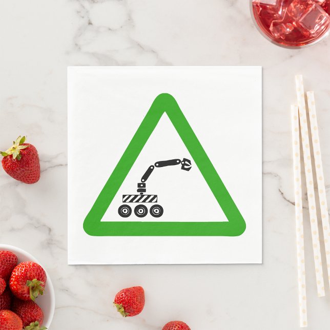 Robotermaschine mit erweiterter Armsignatur Serviette (Von Creator hochgeladen)