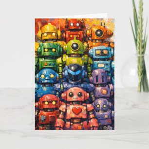 Roboterparty Karte