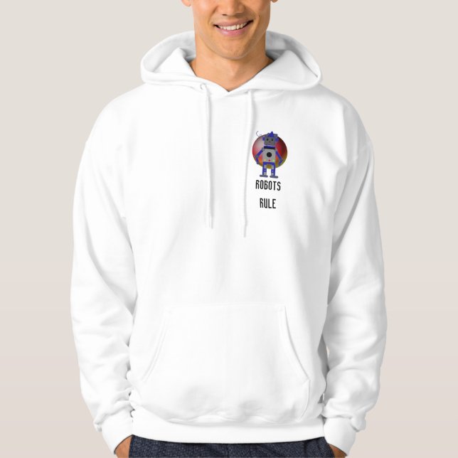 Roboterregel Hoodie (Vorderseite)
