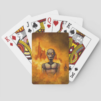 Roboterrevolutionäre Spielkarten