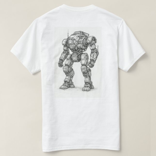 Robotert-T-Shirt T-Shirt (Design Rückseite)