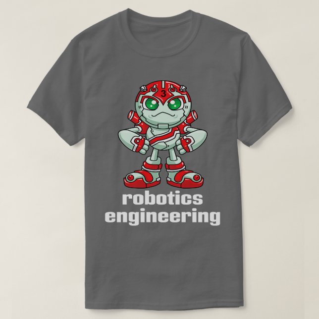 Robotertechnik-Roboter 1 T-Shirt (Design vorne)