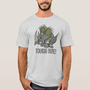 Robotertriceratops-Dinosaurier-starker Typ-T - T-Shirt