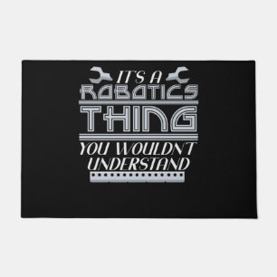 Robotic Thing Joke Robot Robotics Engineering Fußmatte