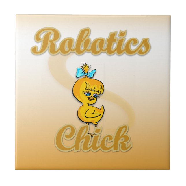 Robotics Chick Fliese (Vorderseite)