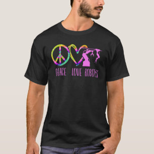 Robotics Engineer Gefärbte Krawatte Female Girl Pe T-Shirt