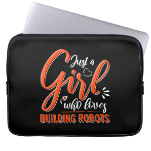 Robotics Engineer Robot Lover Engineering Girl Rob Laptopschutzhülle