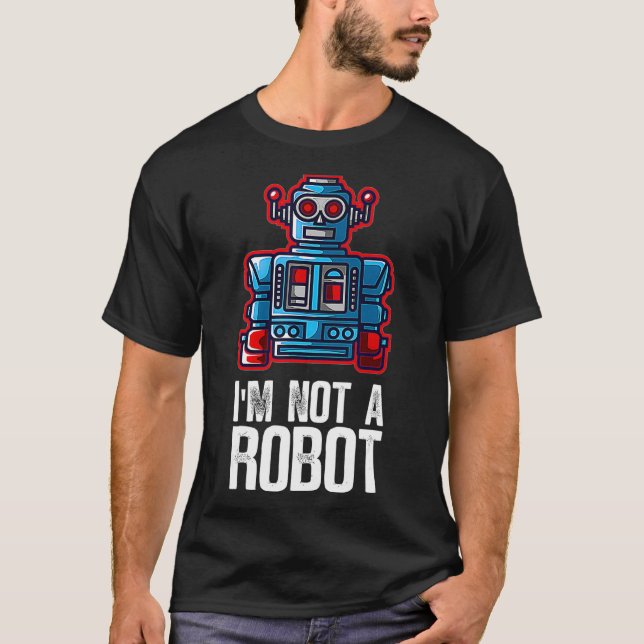 Robotics Engineering Robot Nerd Droids AI VR Data T-Shirt (Vorderseite)