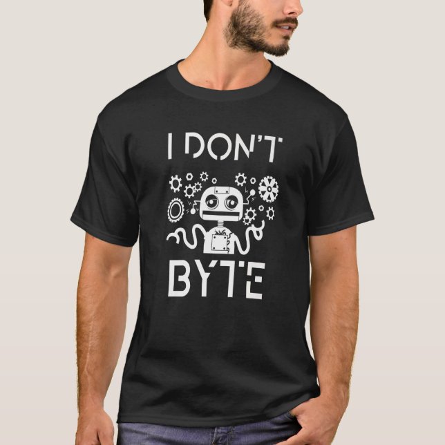 Robotik Engineer Ai Technology Cyborg Mach T-Shirt (Vorderseite)