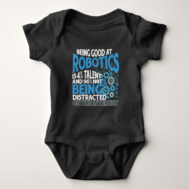 Robotik Engineer Scientist Engineering Baby Strampler (Vorderseite)