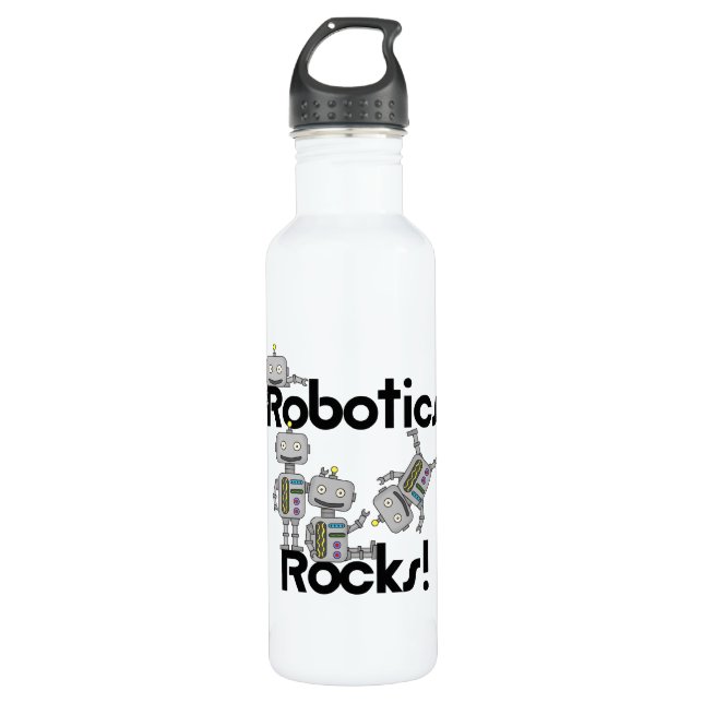 Robotik-Felsen Trinkflasche (Vorderseite)