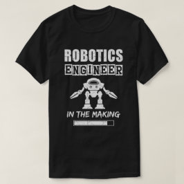 Robotik-Ingenieur in der Herstellung, grungelige T T-Shirt