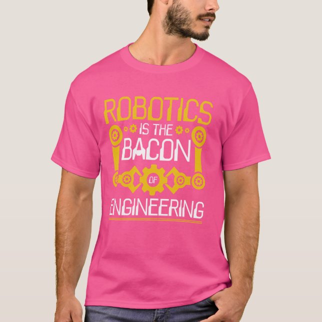 Robotik ist mein Sport Roboter Engineering Program T-Shirt (Vorderseite)
