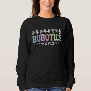 Robotik Mama Boho Robotik Mama eines Robotik-Motor Sweatshirt