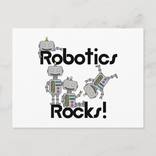 Robotik Postkarte (Vorderseite)