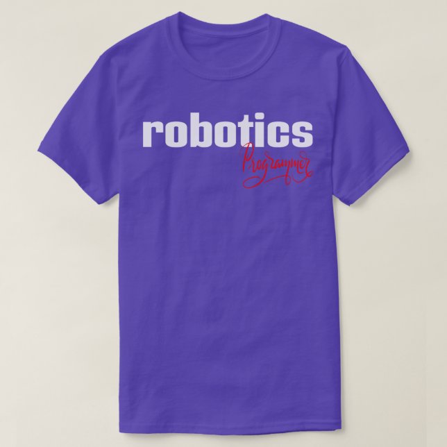 Robotik-Programmierer T-Shirt (Design vorne)