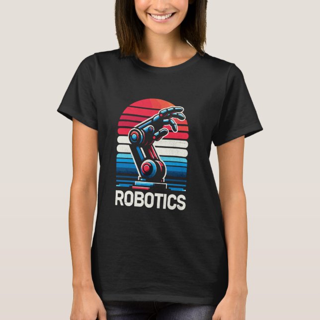 Robotik-Roboter-Ingenieur-Roboter T-Shirt (Vorderseite)