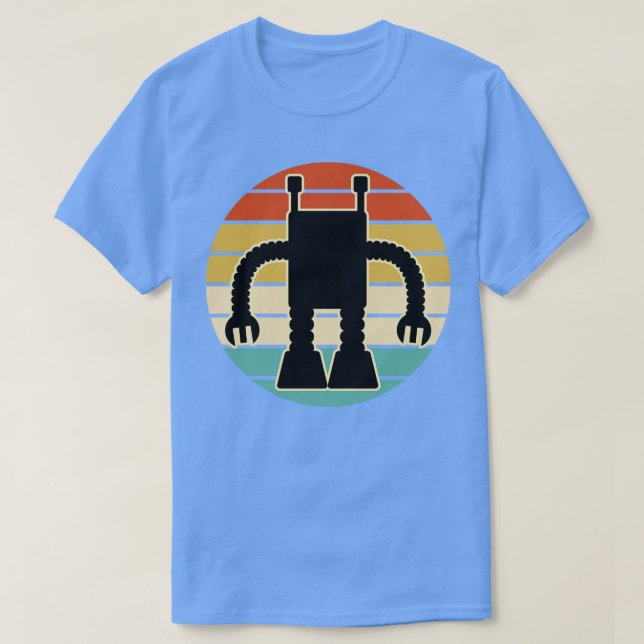 Robotik-Silhouette T-Shirt (Design vorne)