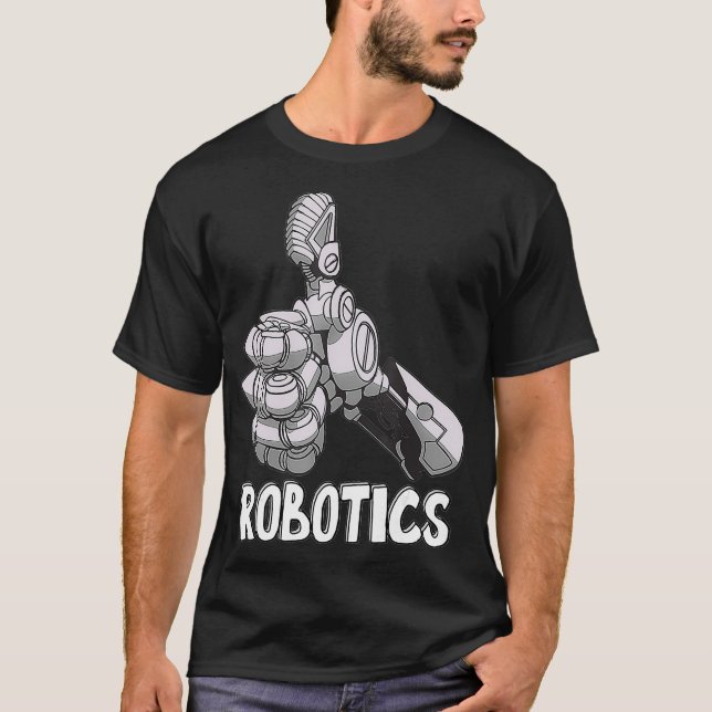 Robotik stockt auf _1 T-Shirt (Vorderseite)