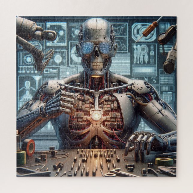 Robotingenieur Puzzle (Vertikal)
