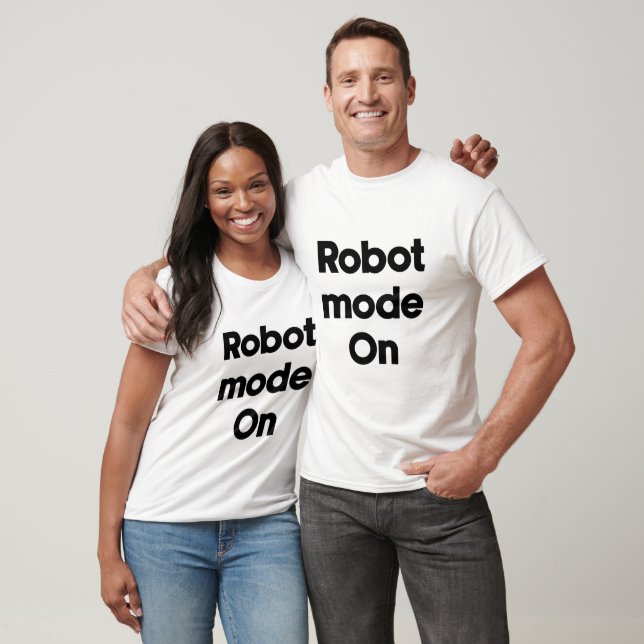 Robotmodus Ein T-Shirt (Unisex)