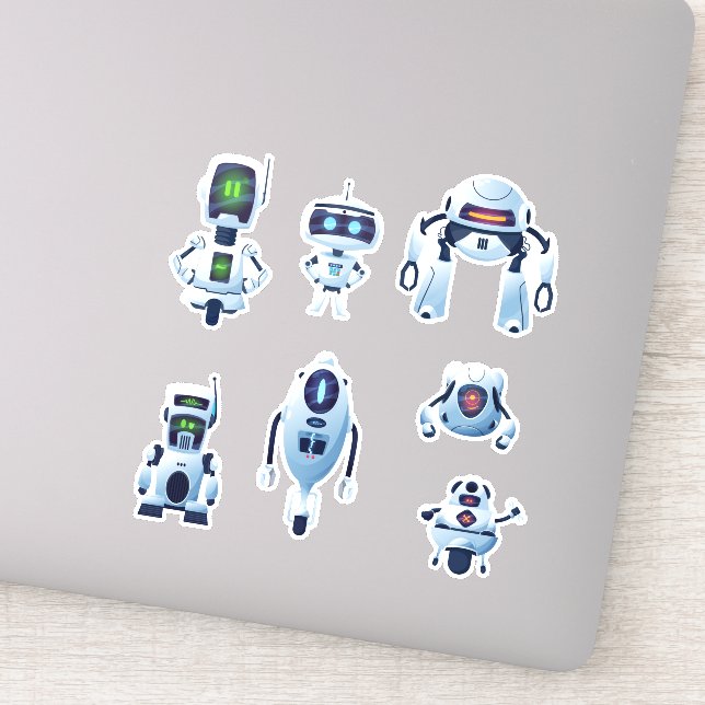 Robots Vinyl Stickers Aufkleber (Detail)