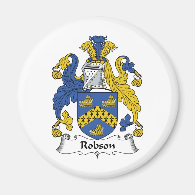 Robson Familienwappen Magnet (Vorne)