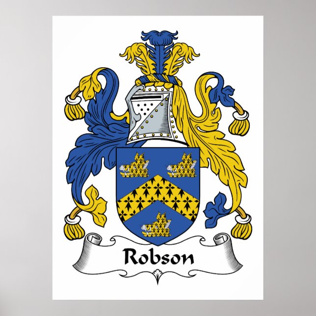 Robson Familienwappen Poster (Vorne)