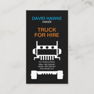 Robust Semi LKW-LKW-Transporter Visitenkarte