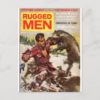 Robuste Männer 1 Postkarte