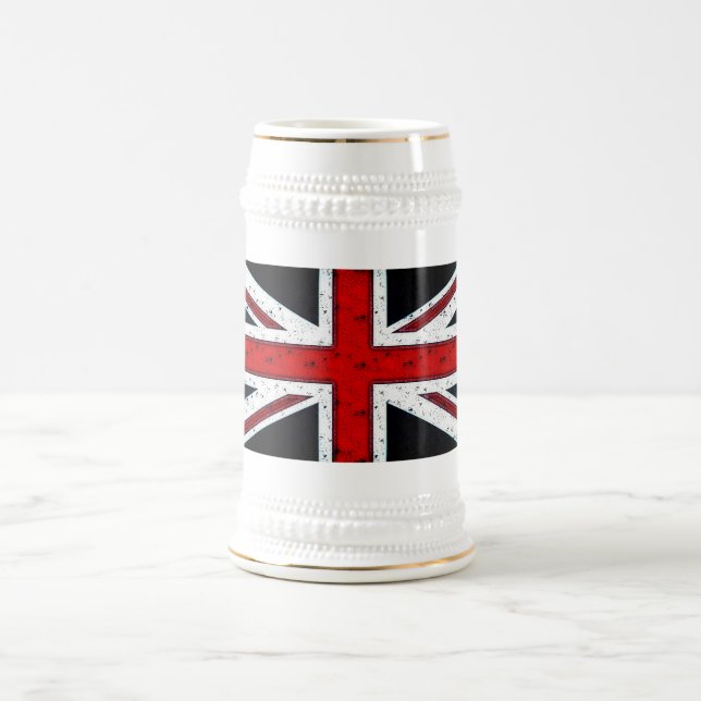 Robuster Union Jack Bierglas (Mittel)