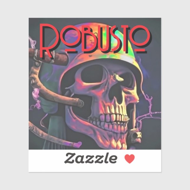 ROBUSTO Custom-Cut Vinyl Sticker (Blatt)