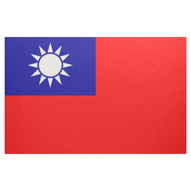 ROC Taiwan - taiwanesische Flagge - 中華民國國旗 - Stoff (Yard (91,4 cm))