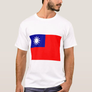 ROC Taiwan - taiwanesische Flagge - 中華民國國旗 - T-Shirt