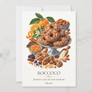 Roccocò – Vintage italienische Nachspeise Einladung