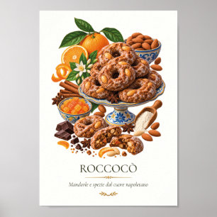 Roccocò – Vintage italienische Nachspeise Poster