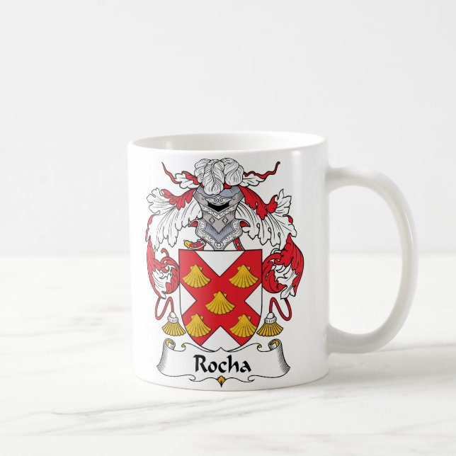 Rocha Familienwappen Kaffeetasse (Rechts)