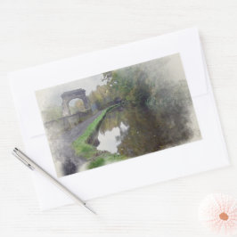 Rochdale Canal Sagar Richards Arch Rechteckiger Aufkleber