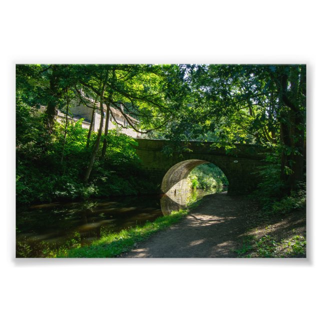 Rochdale Canal, Sowerby Bridge Fotodruck (Vorne)