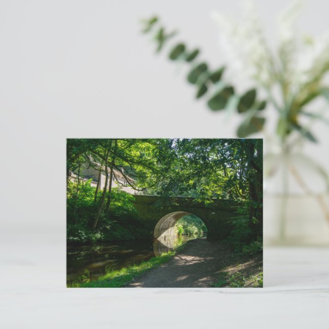 Rochdale Canal, Sowerby Bridge Postkarte (Stehend Vorderseite)