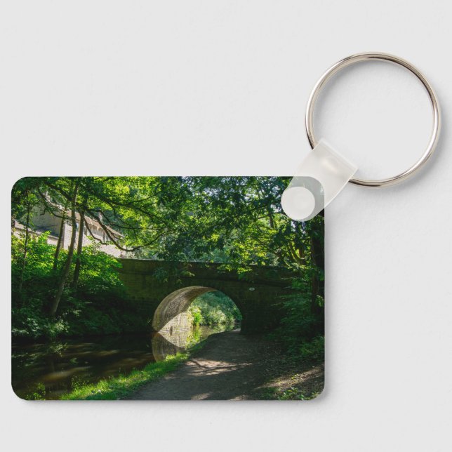 Rochdale Canal, Sowerby Bridge Schlüsselanhänger (Vorderseite)