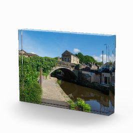Rochdale-Kanal, Luddendenfoot Fotoblock