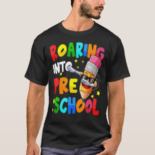 Rochen in den Vorschul-Bleistift, der Kinder zurüc T-Shirt