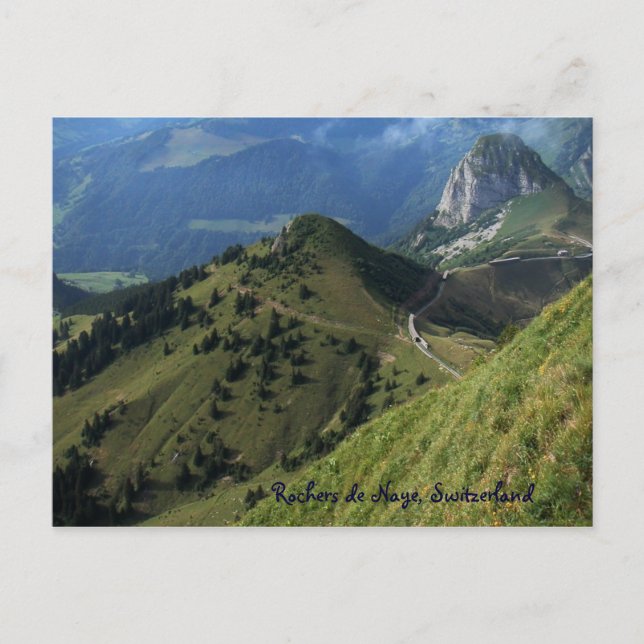 Rochers de Naye, Schweiz Postkarte (Vorderseite)