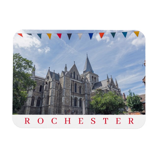 Rochester Cathedral Kühlschrankmagnet Magnet (Horizontal)