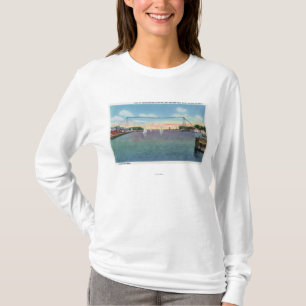 Rochester-Hafen und NY Marinemiliz T-Shirt