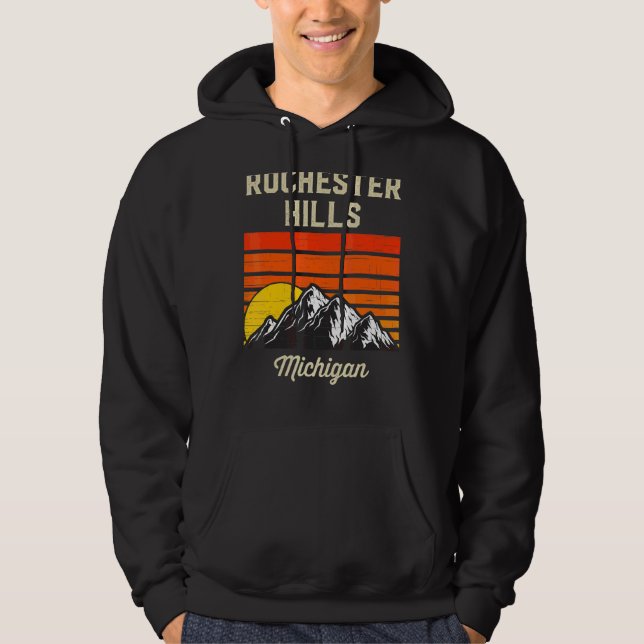 Rochester Hills Michigan Heimat City Staat Usa Hoodie (Vorderseite)