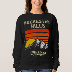 Rochester Hills Michigan Heimat City Staat Usa Sweatshirt
