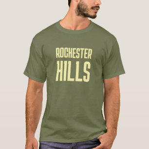 Rochester Hills Michigan Printed T - Shirt