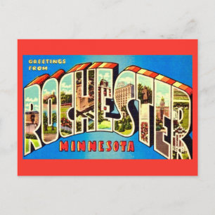 Rochester Minn Vintage-Postkarte Postkarte